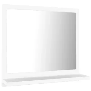 Berkfield Bathroom Mirror White 40x10.5x37 cm Engineered Wood