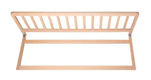 Safetots Wooden Bed Guard, Natural, 38cm High x 110cm Wide, Toddler Bedrail for Safety, Secure Child Bed Rail