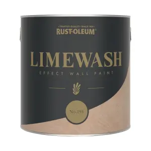 Rust-Oleum Brown Limewash Effect Wall Paint - No.193 2.5L