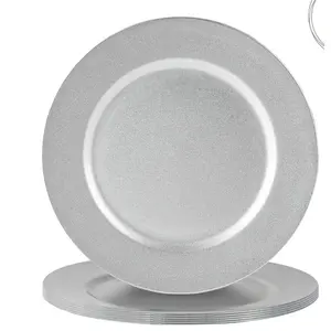 33cm Charger Plate Matt Silver