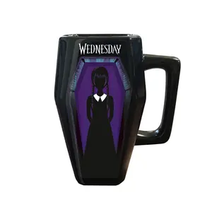 Wednesday Coffin Mug Black/Purple (One Size)