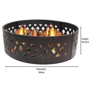 BillyOh Alaska Metal Campfire Fire Pit Ring