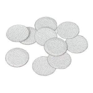 Sealey Diameter 75mm Hook-and-Loop Sanding Disc 60 Grit White - Pack of 10 Pcs SA722D60G