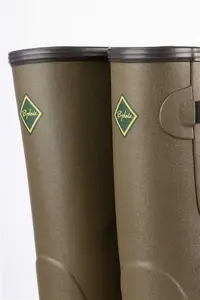 Rydale Men's Neoprene Lined Wellington Boots - Lisset - Light Khaki 12