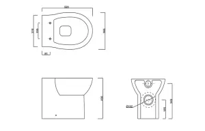 Aquarius QualEco Back To Wall Rimless Toilet with Soft Close Seat