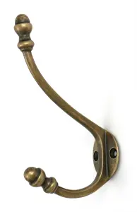 From The Anvil Burnished Brass Hat & Coat Hook