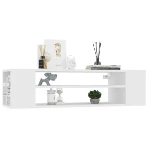 Berkfield Hanging TV Cabinet White 100x30x26.5 cm Engineered Wood