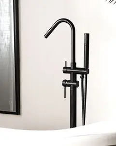 Freestanding Bathtub Faucet VICTORIA Black