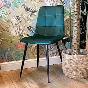 Eyre Upholstered Dining Chair Green