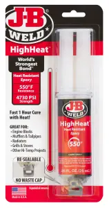 J-B Weld HighHeat Epoxy Resin Syringe