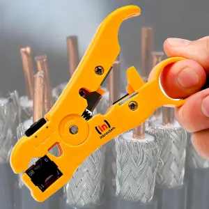 Coax Cable Stripper Cutter Tool for Coaxial RG6 RG59 RG11 RG59 WF100 CAT5E CAT6