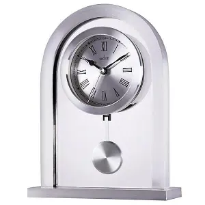 Acctim Bathgate Mantel Clock Silver