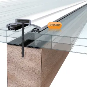 Axiome Clear Polycarbonate Multiwall Roofing sheet (L)3m (W)690mm (T)16mm