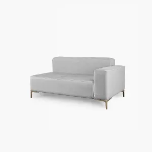 Emelda Grace Cloud Small Corner Sofa - Grey