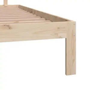 Berkfield Bed Frame Solid Wood Pine 160x200 cm