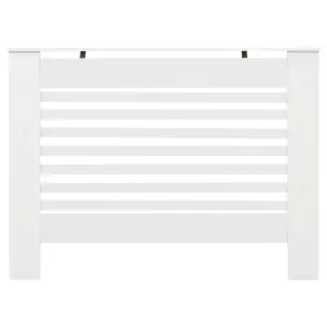 Berkfield Radiator Cover White 112x19x81.5 cm MDF