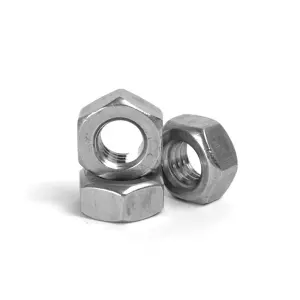 M3 Hex Full Nut Hexagon Nut Bright Zinc Plated Mild Steel BZP Grade 8 DIN 934 Pack of 20