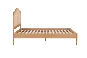 Birlea Leonie Super King Rattan Bed Oak