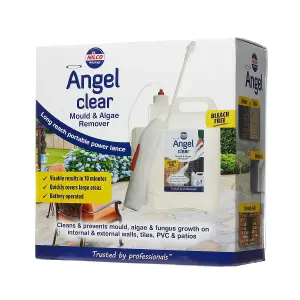 Nilco Angel Clear 20L Mould & Algae Remover Cleaner For Walls Tiles PVC Patios