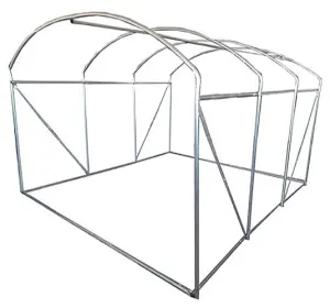 3m x 3m (10' x 10' approx) Extreme Poly Tunnel Frame Only