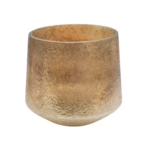 Opulent Metallic Gold Planter H16Cm W18.5Cm