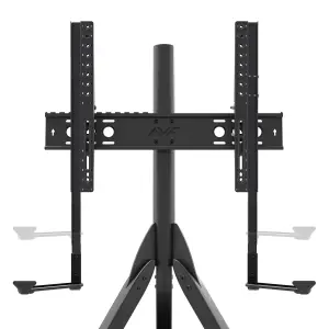 AVF FSLK1001HOXBB Hoxton Sound Tripod TV Stand with Soundbar Mounting Kit in Black / Black