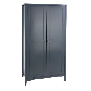 2 door wardrobe, Midnight Blue - Como