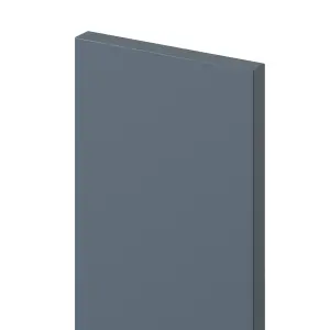 GoodHome Alisma Matt blue Slab Tall wall Cabinet door (W)150mm (H)895mm (T)18mm