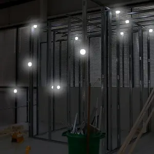 110V LED Festoon Kits Interconnectable Site Lighting 2x 22m