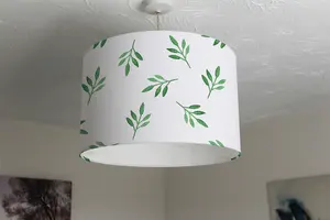 Green Leaf (Ceiling & Lamp Shade) / 45cm x 26cm / Lamp Shade