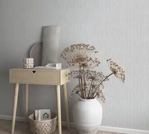 Galerie Flora Silver Rope Weave Wallpaper