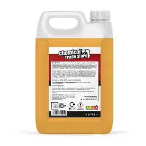 Chemical Trade Store - Concentrated Washing Up Liquid - Orange - 5 Litre