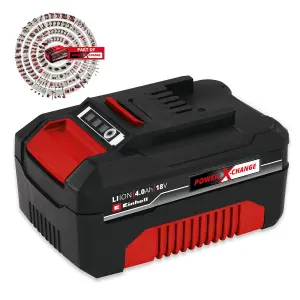 Einhell 3 X 4.0Ah 18V Battery Power X-Change PXC Rechargeable Dust Resistant LED