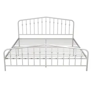 Holland Bed Frame White / Kingsize (5')