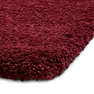 Ruby Plain Shaggy Rug, Stain-Resistant Rug, Easy to Clean Rug, Modern Rug for Living Room, & Dining Room-160cm X 220cm