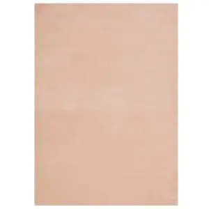 Rug HUARTE Short Pile Soft and Washable Blush 240x340 cm