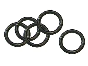 Durable Faithfull O-Rings for Brass Hose Fittings - Pack of 5 for Reliable Sealing