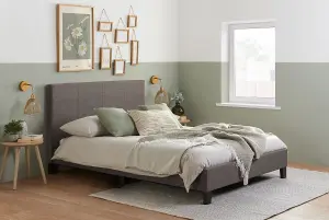 Birlea Berlin Double Bed Frame In Grey