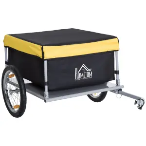 New Bicycle Bike Cargo Wagon Trailer Cart Carrier Shopping Yellow and Black