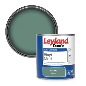 Leyland Trade Vinyl Matt Walls & Ceilings Emulsion Paint Pine Ridge (PPG1138-5) 1L