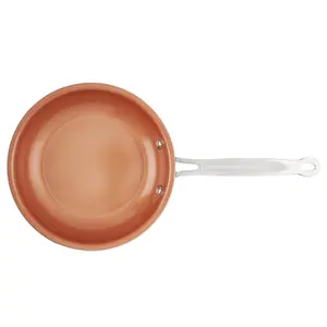 20cm Frying Pan with Glass Lid - Non-Stick Scratch Resistant Cooking Pan - Oven & Dishwasher Safe, Suitable for All Hobs