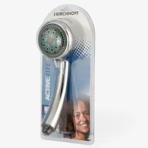 Nes Home Kirchhoff 80mm Shower Bathroom 3 Mode Handset Chrome