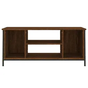 Berkfield TV Cabinet Brown Oak 102x35x45 cm Engineered Wood