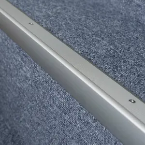 Anodised aluminium anti non slip stair edge nosing trim 900mm x 35mm x 35mm A41 silver