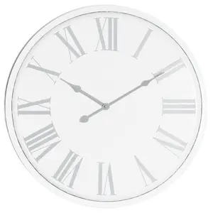 Hill Interiors Flemings Wall Clock White (49cm x 4cm x 49cm)