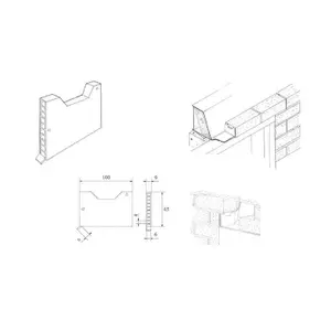 HomeSmart 5 x Easy Trim Brown Brick Weep Vents for Cavity Wall Ventilation