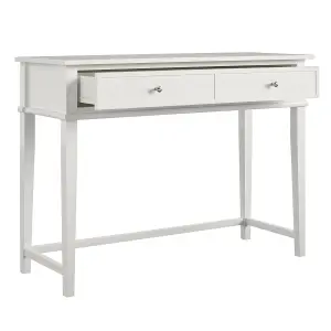 Franklin Writing Desk with 1 Drawer White