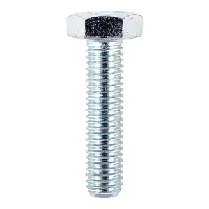 Timco - Set Screws - Grade 8.8 - Zinc (Size M6 x 35 - 500 Pieces)