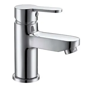 Melody Polished Chrome Deck-mounted Basin Mono Mixer Tap