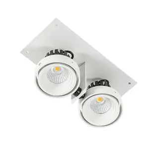 Luminosa Modern Technical LED Recessed Ceiling White, Black, Warm White 3000K 1770lm